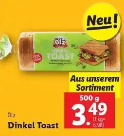 Lidl Ölz Dinkel Toast Angebot