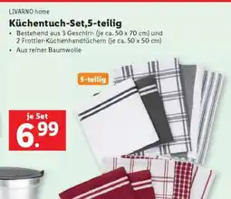 Lidl Küchentuch-Set,5-teilig Angebot