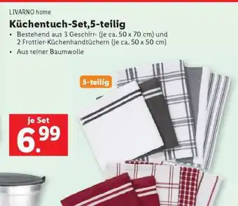 Lidl Küchentuch-Set,5-teilig Angebot