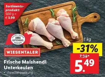 Lidl WIESENTALER Frische Maishendl Unterkeulen Angebot