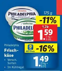 Lidl Philadelphia Frischkäse Angebot