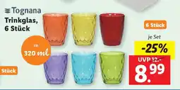 Lidl Tognana Trinkglas, 6 Stück Angebot