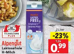 Lidl Alpengut Laktosefreie H-Milch Angebot