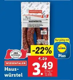 Lidl WIESENTALER Hauswürstel Angebot