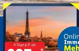 Lidl Lidl-Reisen Paris Städtereise Angebot