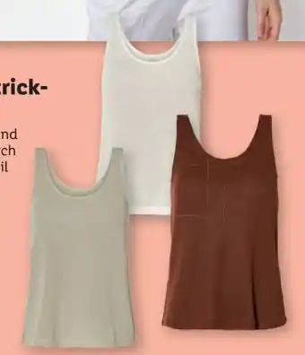 Lidl Esmara Damen Feinstrick Tanktop Angebot