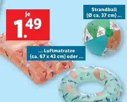 Lidl Playtive Kinder Aufblasartikel Angebot
