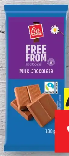 Lidl Fin Carre Free From Lactose Milk Chocolate Angebot