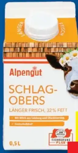 Lidl Alpengut Schlagobers Angebot