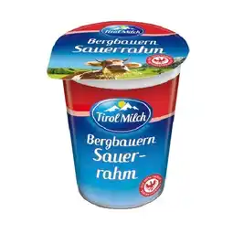 MPreis Tirol Milch Bergbauern Sauerrahm MPREIS Angebot