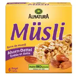 MPreis Alnatura Bio-Müsliriegel Ahorn-Dattel MPREIS Angebot