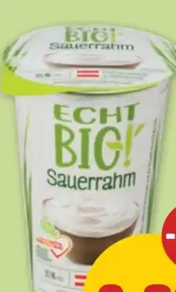 PENNY Echt Bio Sauerrahm Angebot