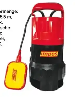 Lagerhaus Impos Schmutzwassertauchpumpe GS 4003 Angebot