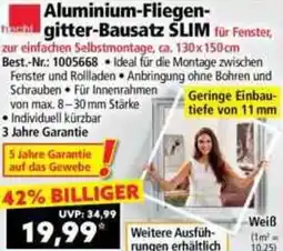 Norma Aluminium-Fliegen- gitter-Bausatz SLIM Angebot
