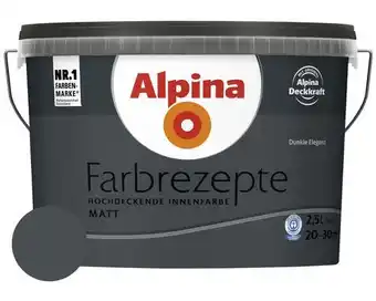 Hornbach Alpina Wandfarbe Farbrezepte Dunkle Eleganz 2,5 l Angebot
