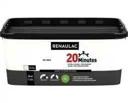Hornbach RENAULAC Wandfarbe Matt weiß 2,5 L Angebot