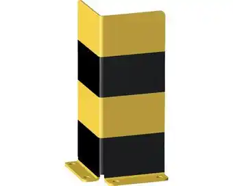 Hornbach Rammschutz-L-Winkel Stahl 160 x 400 x 140 mm, 140 mm , 0,4 m, schwarz/gelb Angebot