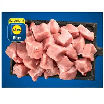 Lidl Frisches Schweinefleisch gewürfelt Lidl APP Preis Angebot