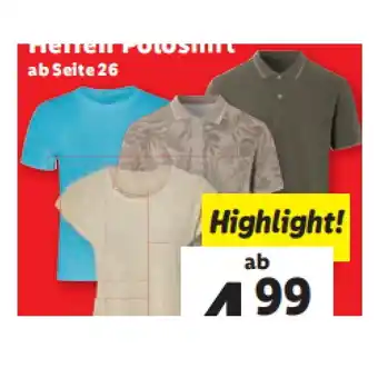 Lidl Damen T-Shirt/Herren Poloshirt Lidl Angebot