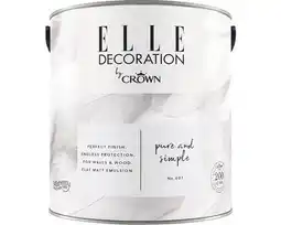 Hornbach ELLE Decoration Wandfarbe Matt No. 601 Pure & Simple 2,5 L Angebot