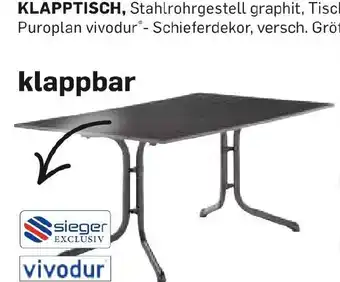 Möbel Ludwig Klapptisch Angebot