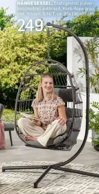 Möbel Ludwig Hängesessel, stahlgestell pulver Angebot