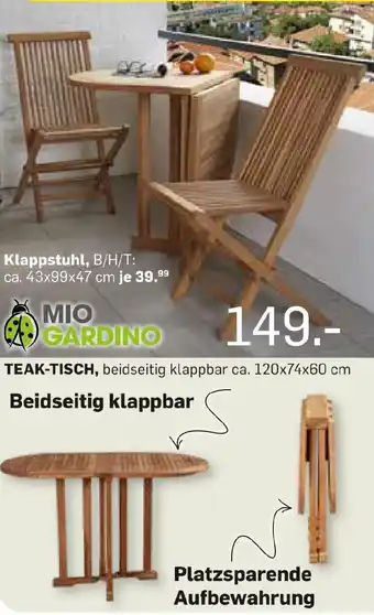 Möbel Ludwig Klappstuhl, B/H/T Angebot