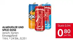 Transgourmet Almdudler und spezi dose Angebot