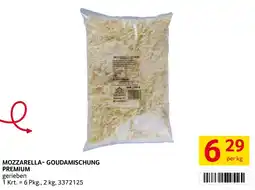 Transgourmet Mozzarella- goudamischung Angebot