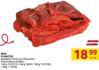 Transgourmet Rind schnitzel Angebot