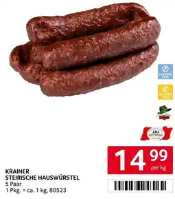 Transgourmet Krainer steirische hauswürstel Angebot