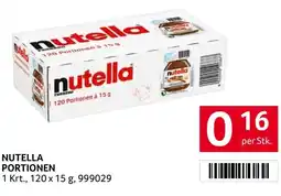 Transgourmet Nutella portionen Angebot