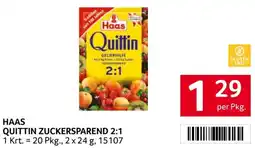 Transgourmet Haas quittin zuckersparend 2:1 Angebot