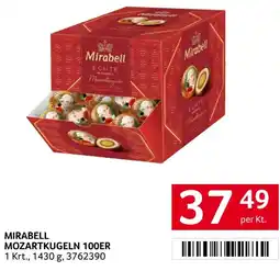 Transgourmet Mirabell mozartkugeln 100er Angebot