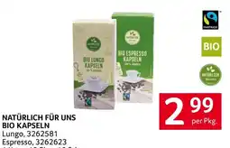 Transgourmet Natürlich für uns bio kapseln Angebot