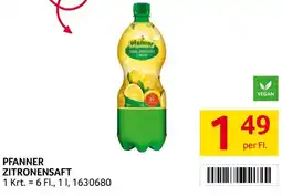 Transgourmet Pfanner zitronensaft Angebot