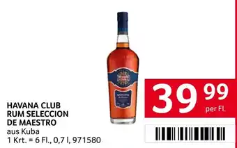 Transgourmet Havana club rum seleccion de maestro Angebot
