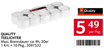 Transgourmet Quality teelichter Angebot