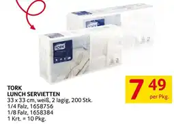 Transgourmet Tork lunch servietten Angebot