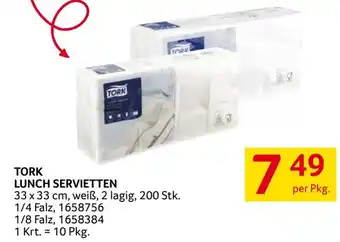 Transgourmet Tork lunch servietten Angebot
