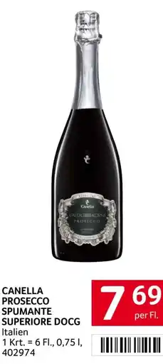 Transgourmet Canella prosecco spumante SUPERIORE DOCG Italien Angebot