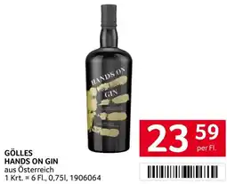 Transgourmet Gölles hands on gin Angebot