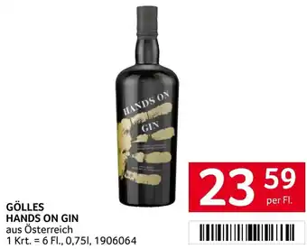 Transgourmet Gölles hands on gin Angebot
