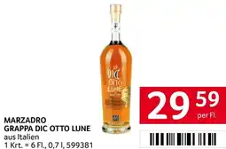 Transgourmet Marzadro grappa dic otto lune Angebot