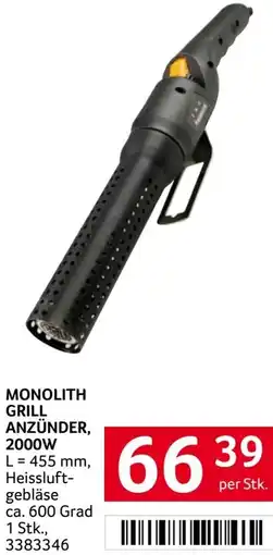 Transgourmet Monolith grill anzünder, 2000w Angebot