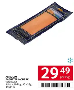 Transgourmet ABRAHAM BAGUETTE LACHS TK Angebot