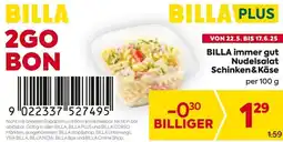 Billa Billa 2go bon Angebot