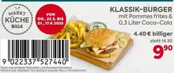 Billa Klassik-burger Angebot