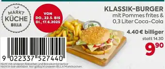Billa Klassik-burger Angebot