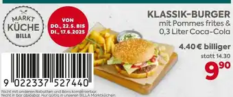 Billa Klassik-burger Angebot